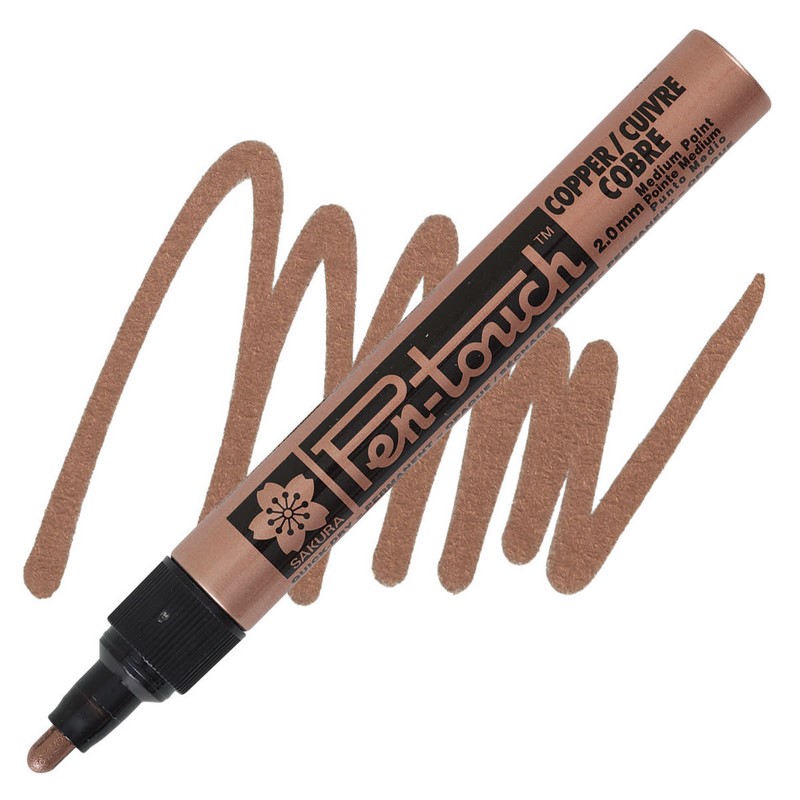 Laková fixa SAKURA Pen Touch 2mm, měděná