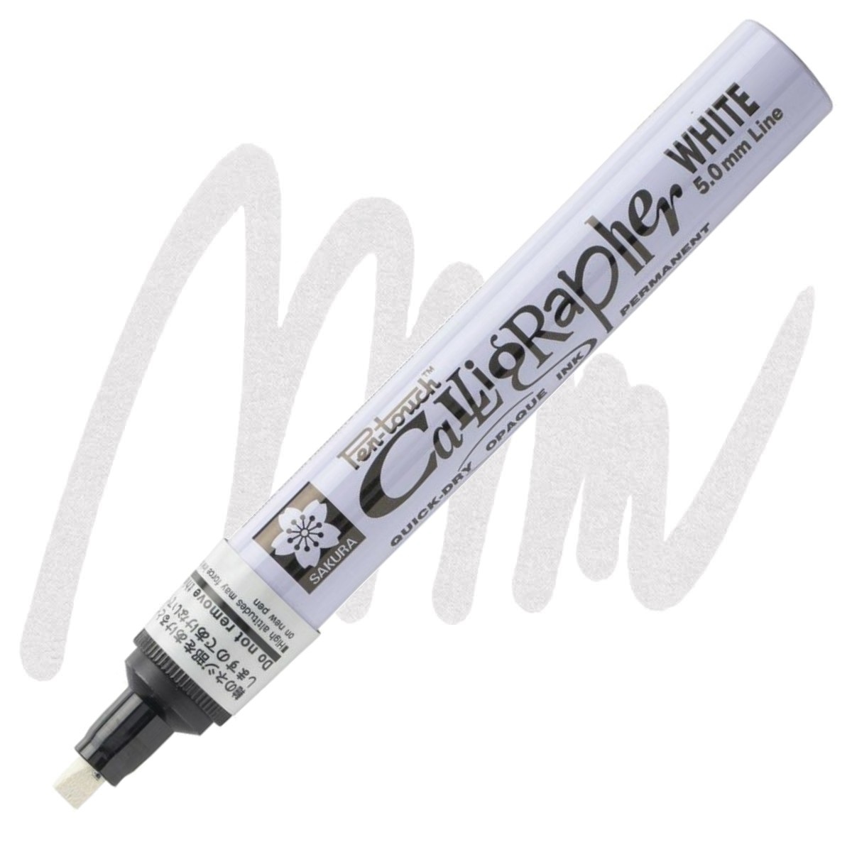 Laková fixa SAKURA Pen Touch CALLIGRAPHER 5mm, bílá