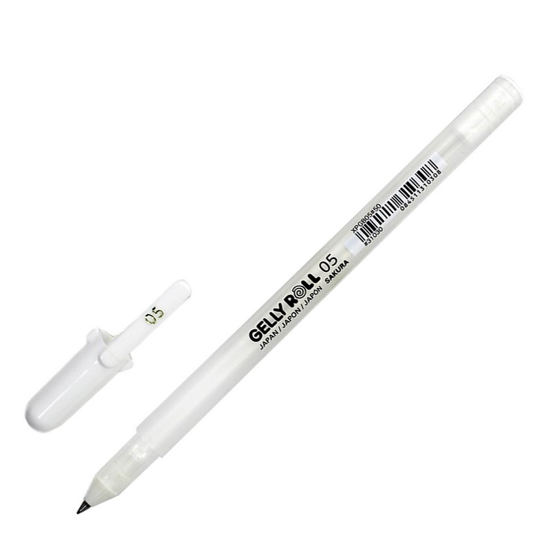 Sakura Gelly Roll BASIC 0,3mm, bílá