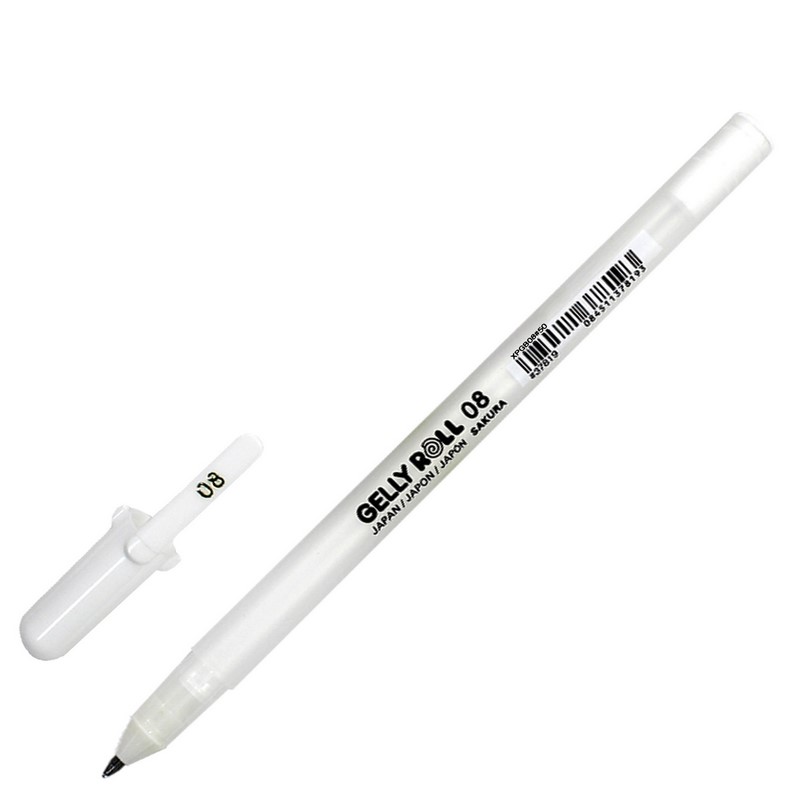 Sakura Gelly Roll BASIC 0,4mm, bílá