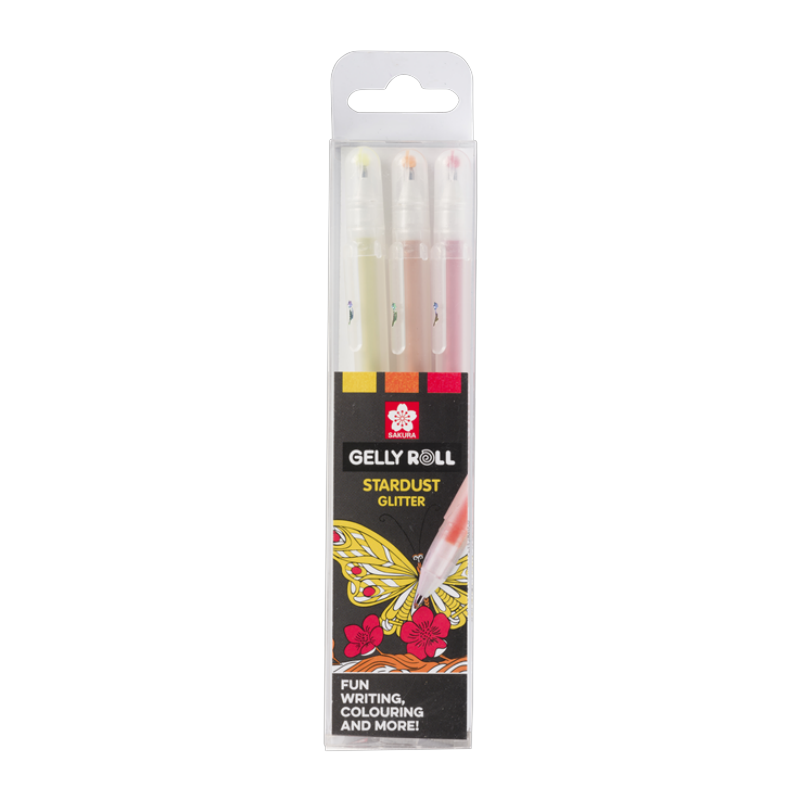 Sakura Gelly Roll STARDUST, set 3ks Happy