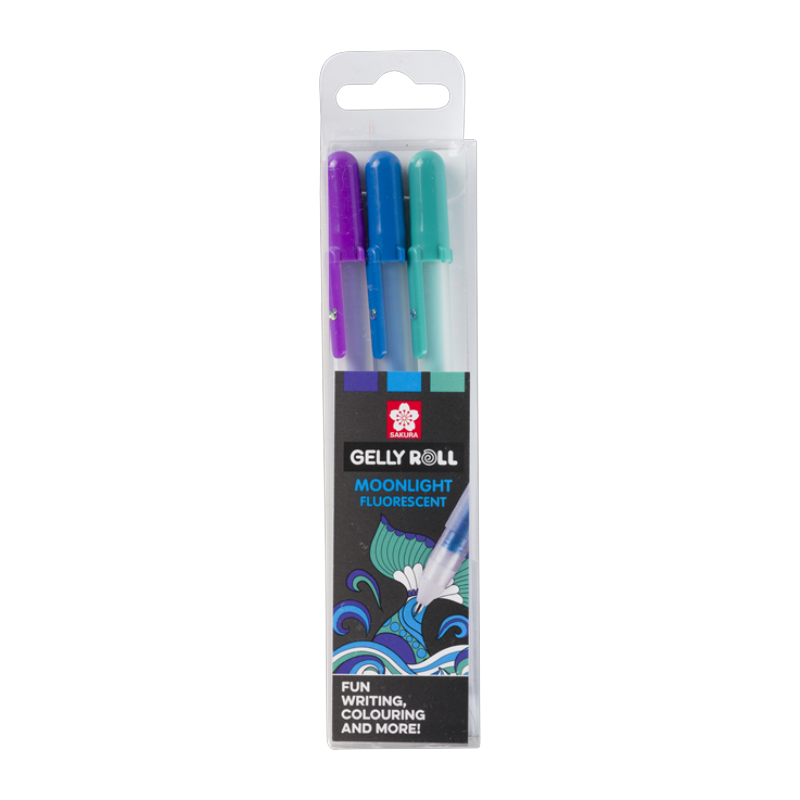 Sakura Gelly Roll MOONLIGHT, set 3ks Ocean