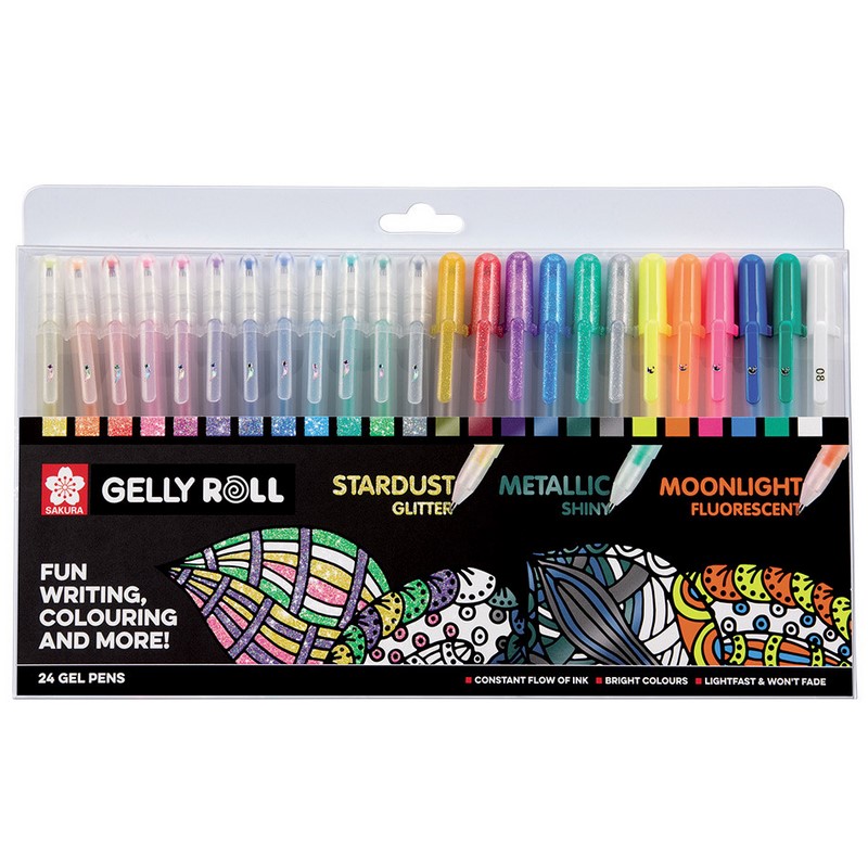 Sakura Gelly Roll MIX, set 24ks
