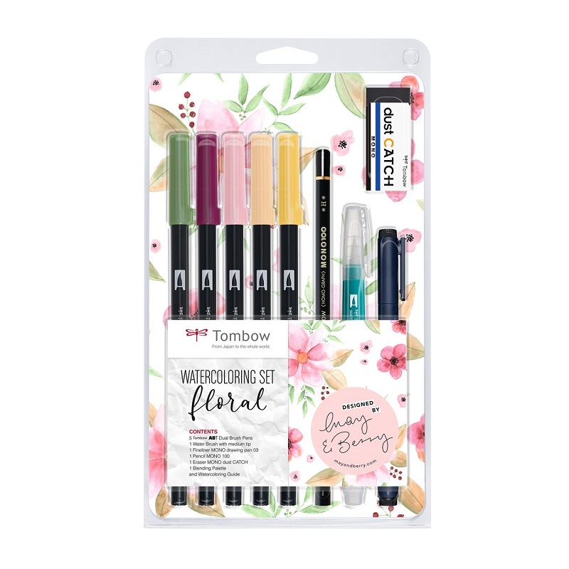 TOMBOW speciální edice May & Berry, 9ks "floral"