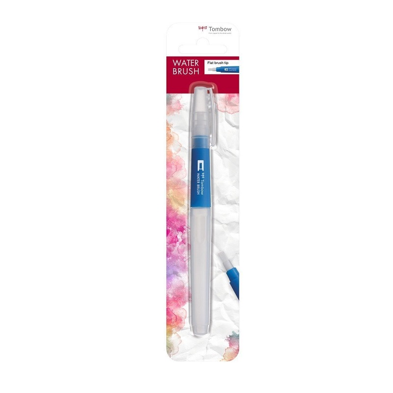 TOMBOW štětec se zásobníkem na vodu, plochý