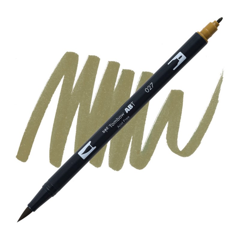 TOMBOW ABT akvarelový Dual Brush Pen, dark ochre 027