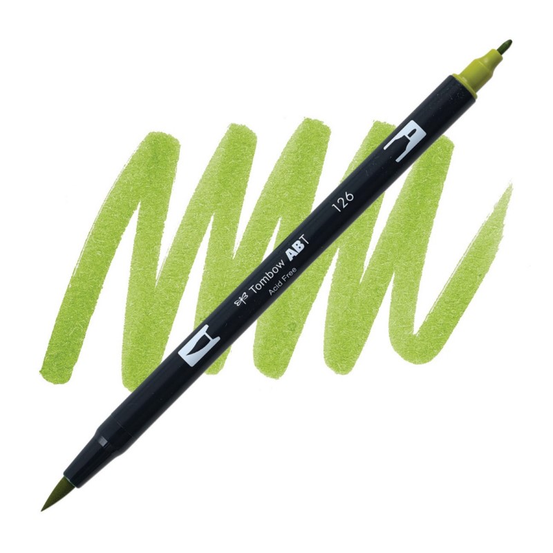 TOMBOW ABT akvarelový Dual Brush Pen, light olive 126