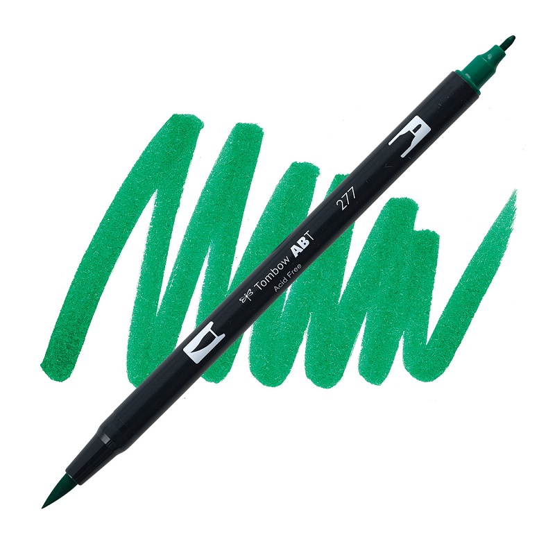 TOMBOW ABT akvarelový Dual Brush Pen, dark green 277