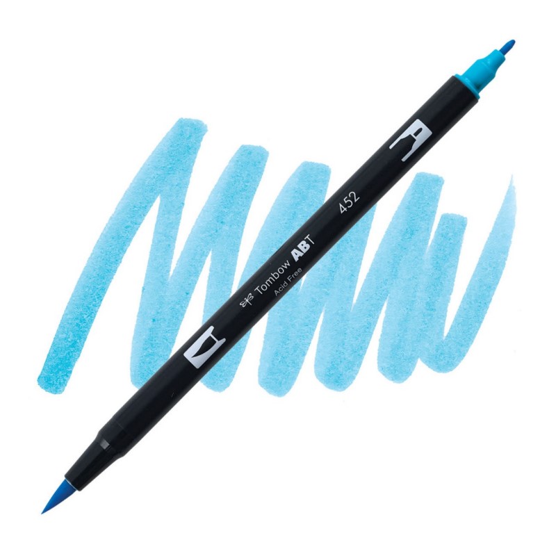 TOMBOW ABT akvarelový Dual Brush Pen, process blue 452