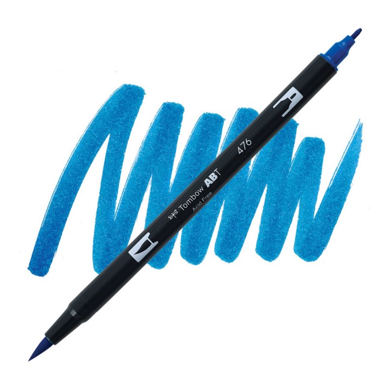 TOMBOW ABT akvarelový Dual Brush Pen, cyan 476