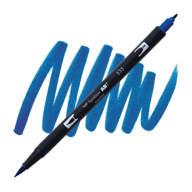 TOMBOW ABT akvarelový Dual Brush Pen, cobalt blue 535
