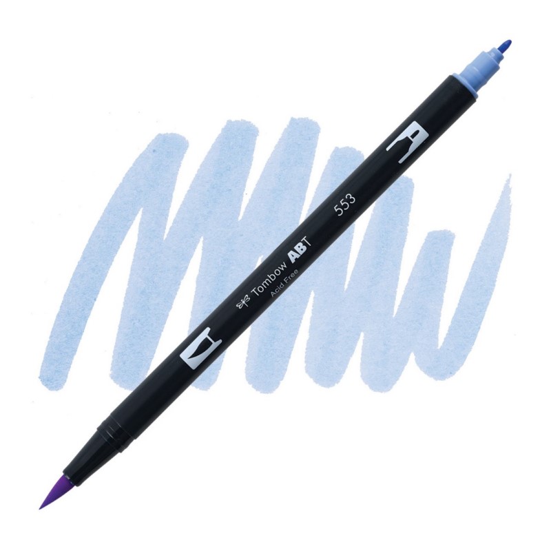 TOMBOW ABT akvarelový Dual Brush Pen, mist purple 553