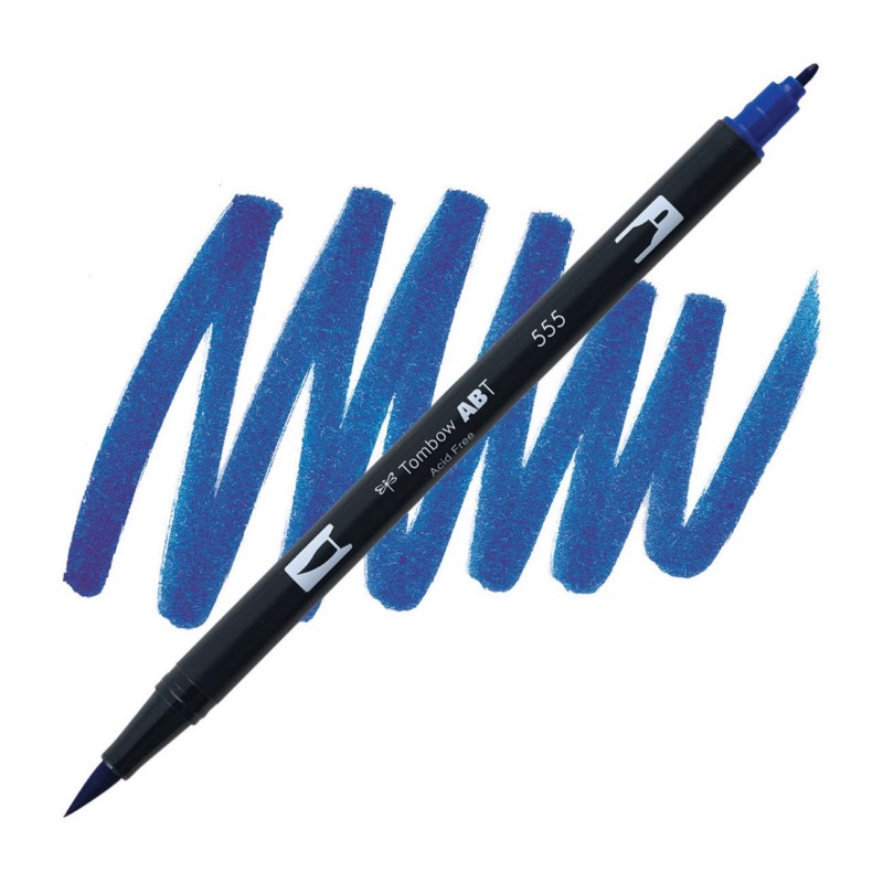 TOMBOW ABT akvarelový Dual Brush Pen, ultramarine 555