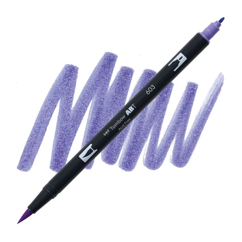 TOMBOW ABT akvarelový Dual Brush Pen, periwinkle 603