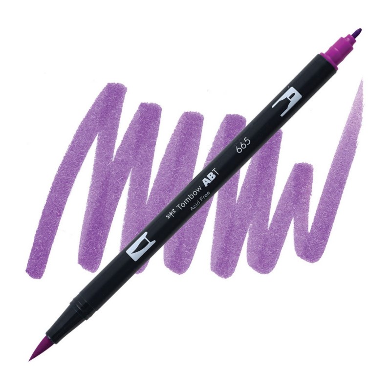 TOMBOW ABT akvarelový Dual Brush Pen, purple 665