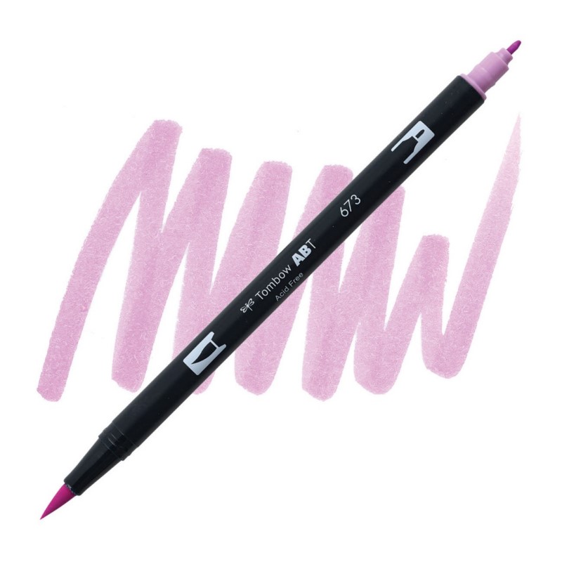 TOMBOW ABT akvarelový Dual Brush Pen, purple orchid 673