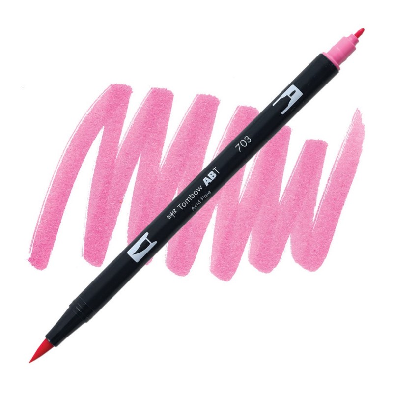 TOMBOW ABT akvarelový Dual Brush Pen, pink rose 703