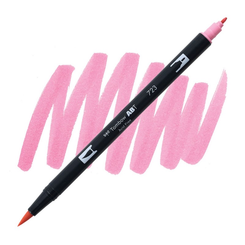 TOMBOW ABT akvarelový Dual Brush Pen, pink red 723