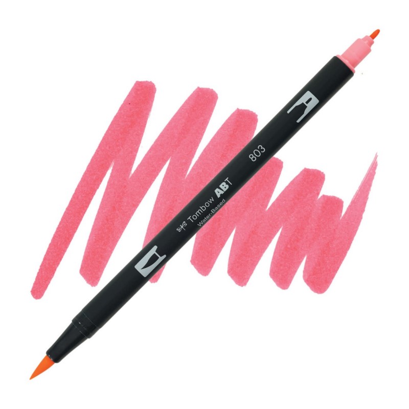 TOMBOW ABT akvarelový Dual Brush Pen, pink punch 803