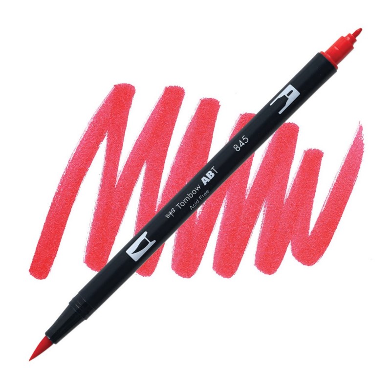 TOMBOW ABT akvarelový Dual Brush Pen, carmine 845