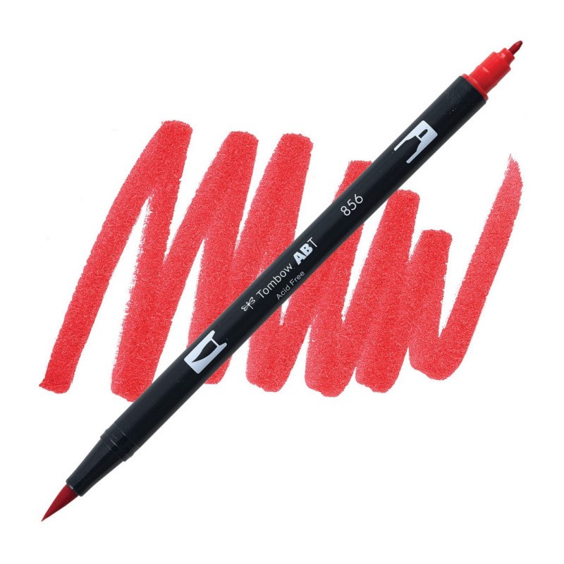 TOMBOW ABT akvarelový Dual Brush Pen, chinese red 856