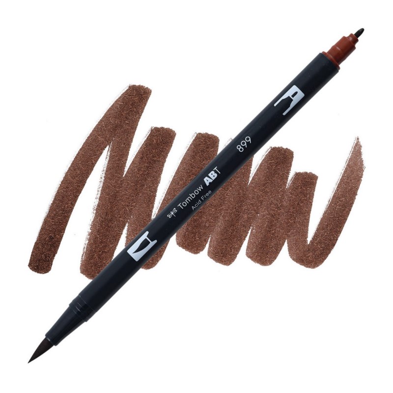 TOMBOW ABT akvarelový Dual Brush Pen, redwood 899