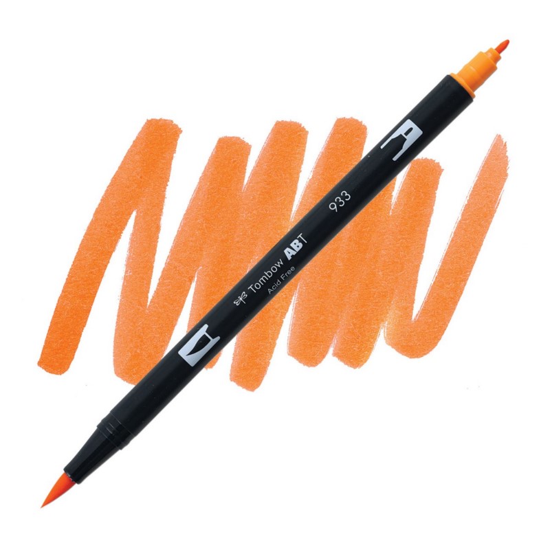 TOMBOW ABT akvarelový Dual Brush Pen, orange 933