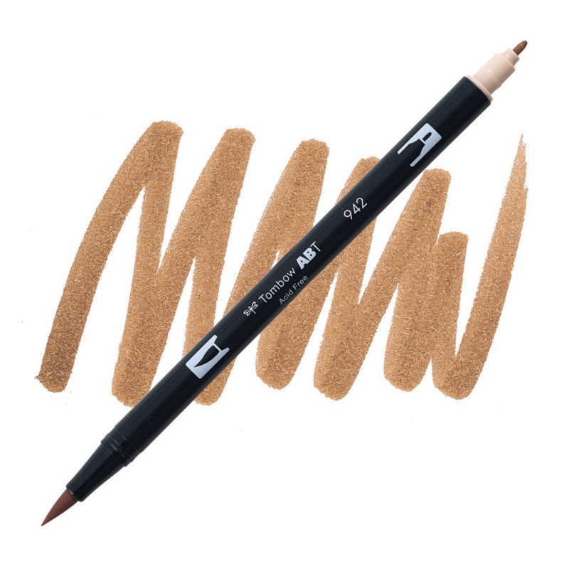 TOMBOW ABT akvarelový Dual Brush Pen, tan 942