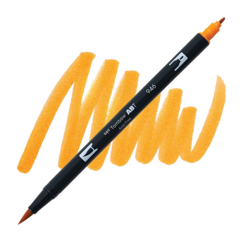 TOMBOW ABT akvarelový Dual Brush Pen, gold ochre 946