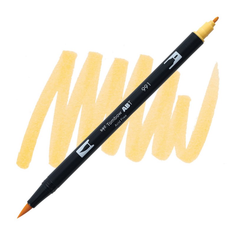 TOMBOW ABT akvarelový Dual Brush Pen, light ochre 991