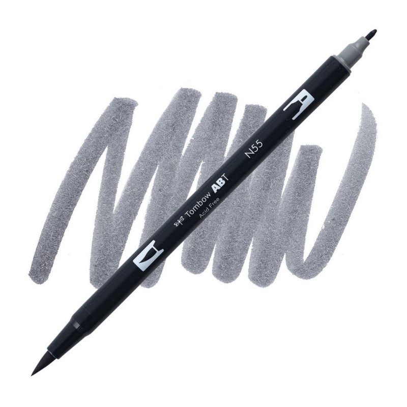 TOMBOW ABT akvarelový Dual Brush Pen, cool grey 7 N55