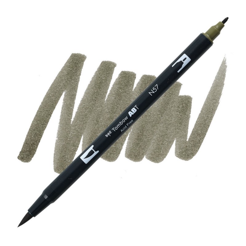 TOMBOW ABT akvarelový Dual Brush Pen, warm grey 5 N57