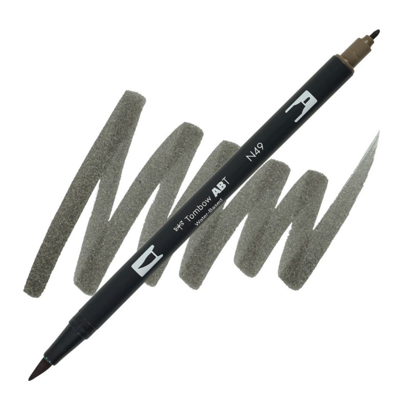 TOMBOW ABT akvarelový Dual Brush Pen, warm grey 8 N49