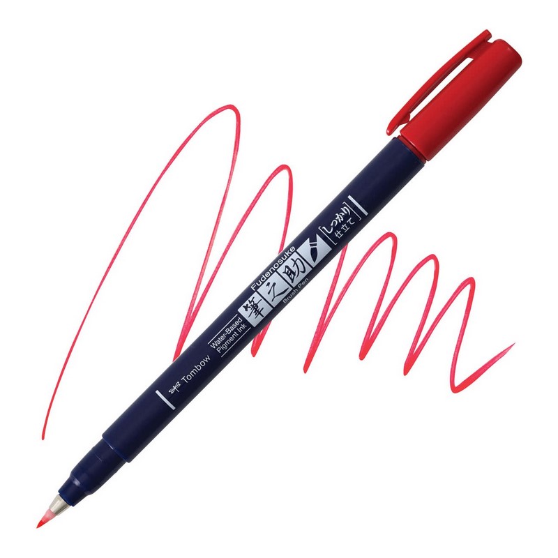 TOMBOW Fudenosuke, červený