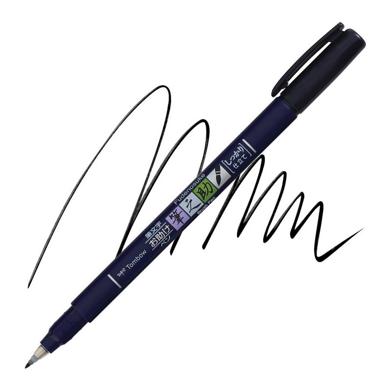 TOMBOW Fudenosuke, černý hard