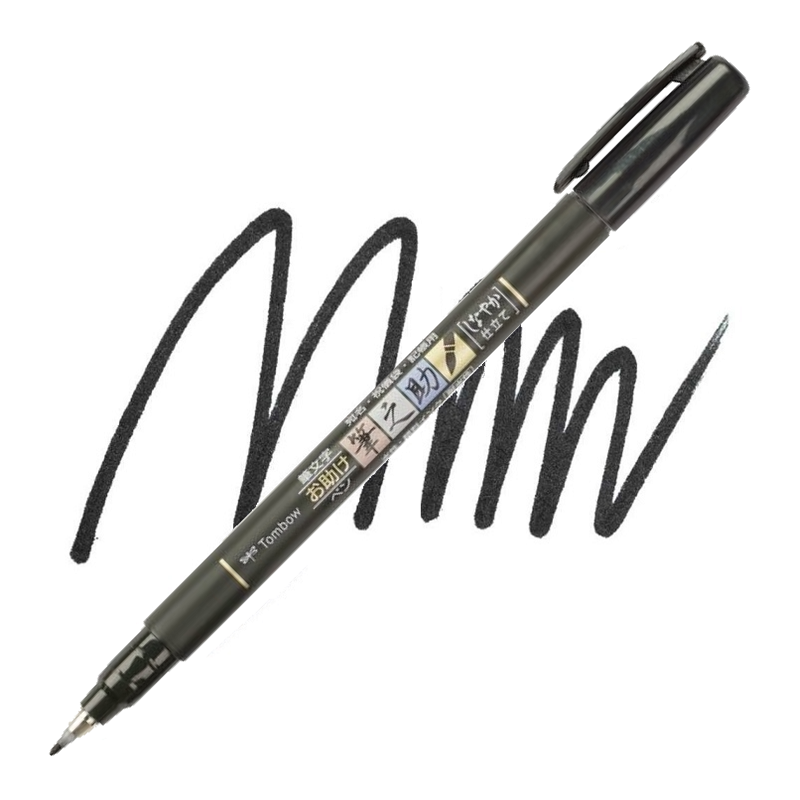 TOMBOW Fudenosuke, černý soft