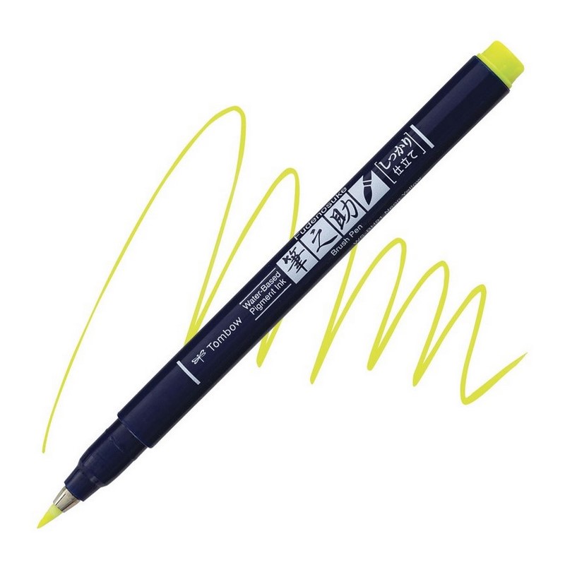 TOMBOW Fudenosuke, NEON žlutý
