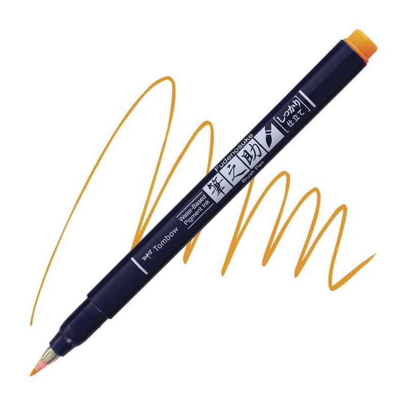 TOMBOW Fudenosuke, NEON oranžový