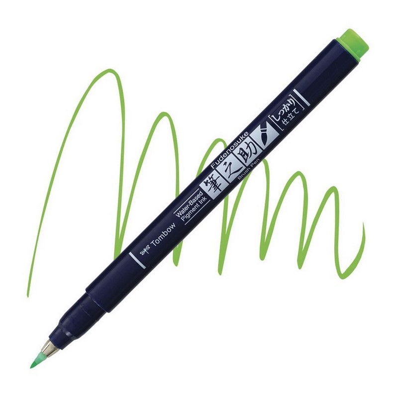 TOMBOW Fudenosuke, NEON zelený