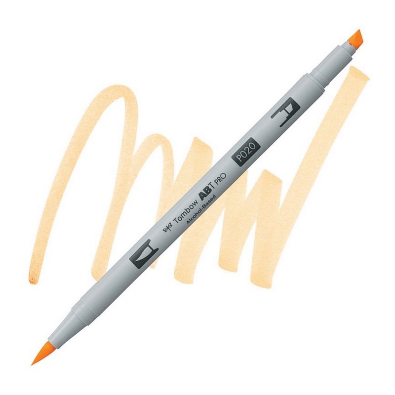 TOMBOW ABT PRO lihový Dual Brush Pen, peach 020