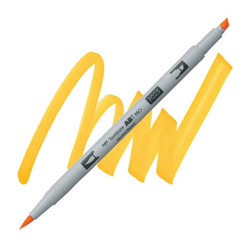 TOMBOW ABT PRO lihový Dual Brush Pen, light orange 025