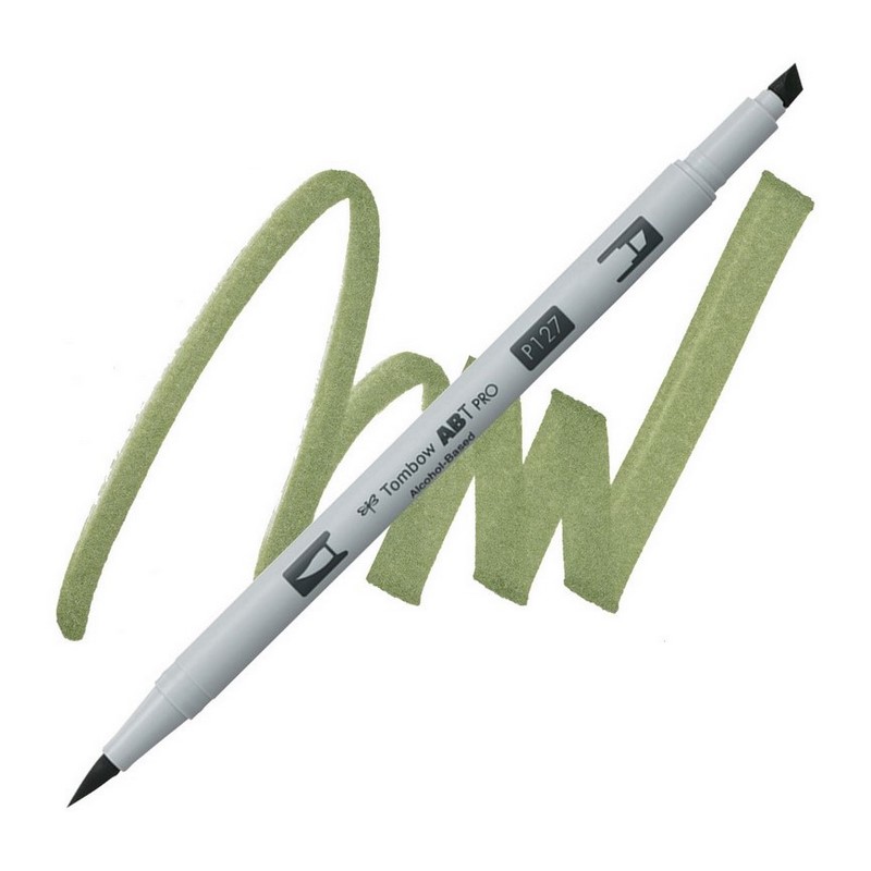 TOMBOW ABT PRO lihový Dual Brush Pen, artichoke 127