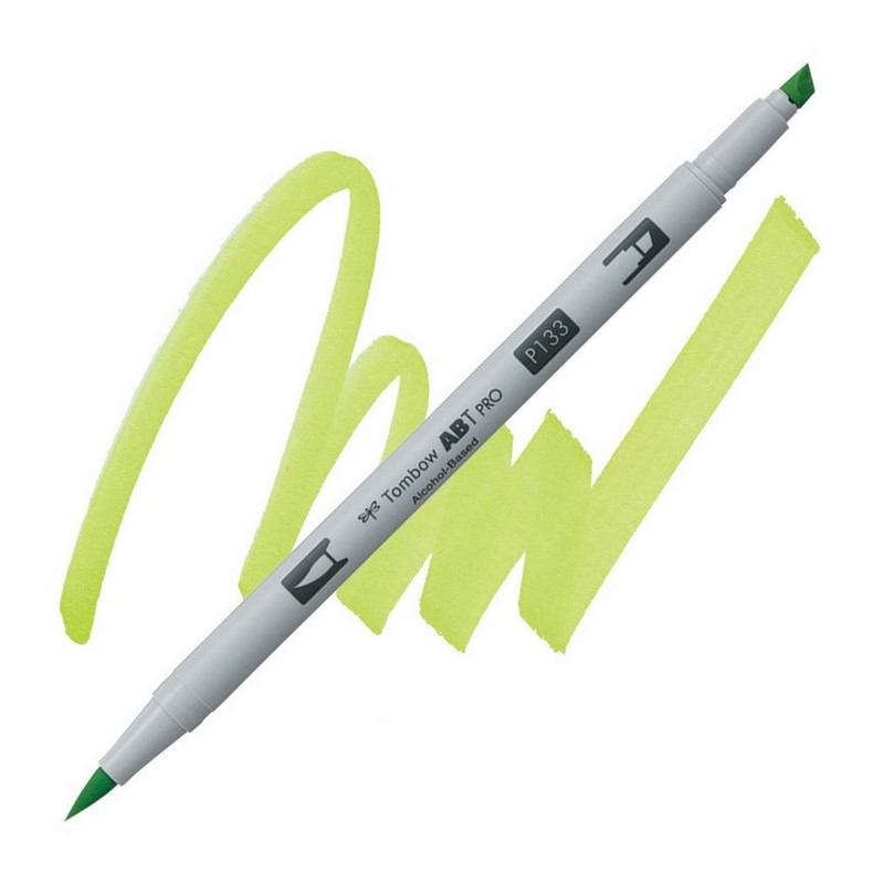 TOMBOW ABT PRO lihový Dual Brush Pen, chartreuse 133