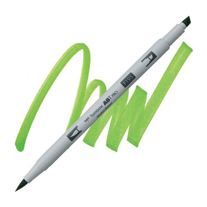 TOMBOW ABT PRO lihový Dual Brush Pen, light green 195