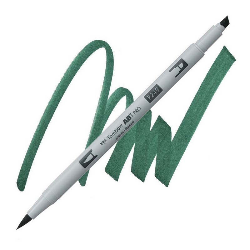 TOMBOW ABT PRO lihový Dual Brush Pen, hunter green 249