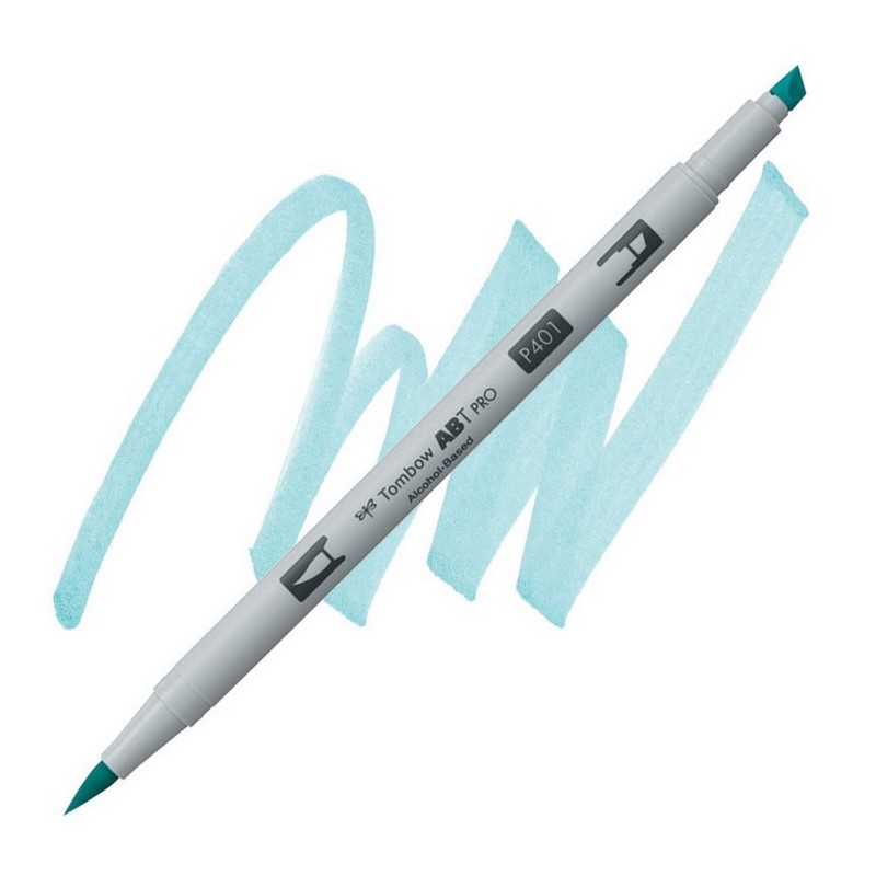 TOMBOW ABT PRO lihový Dual Brush Pen, aqua 401