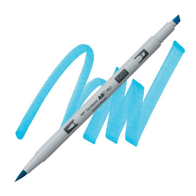 TOMBOW ABT PRO lihový Dual Brush Pen, process blue 452