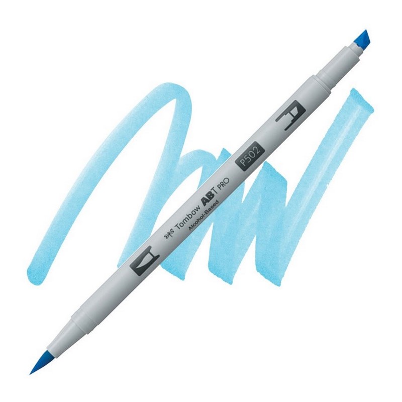 TOMBOW ABT PRO lihový Dual Brush Pen, arctic blue 502