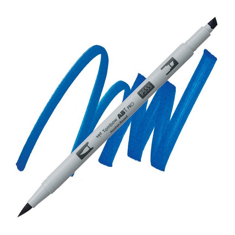 TOMBOW ABT PRO lihový Dual Brush Pen, ultramarine 555