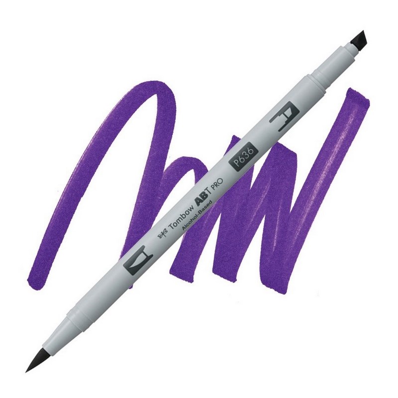 TOMBOW ABT PRO lihový Dual Brush Pen, imperial purple 636